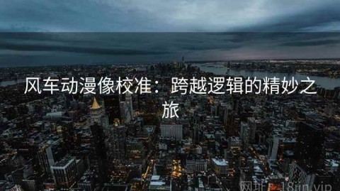 风车动漫像校准：跨越逻辑的精妙之旅