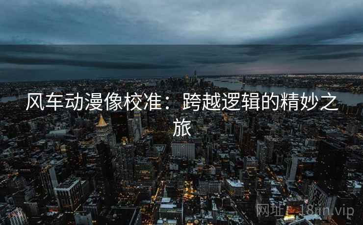 风车动漫像校准：跨越逻辑的精妙之旅